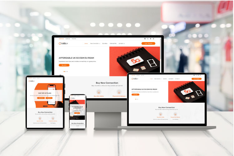 Clear Mobitel - eSIM provider website and web application
