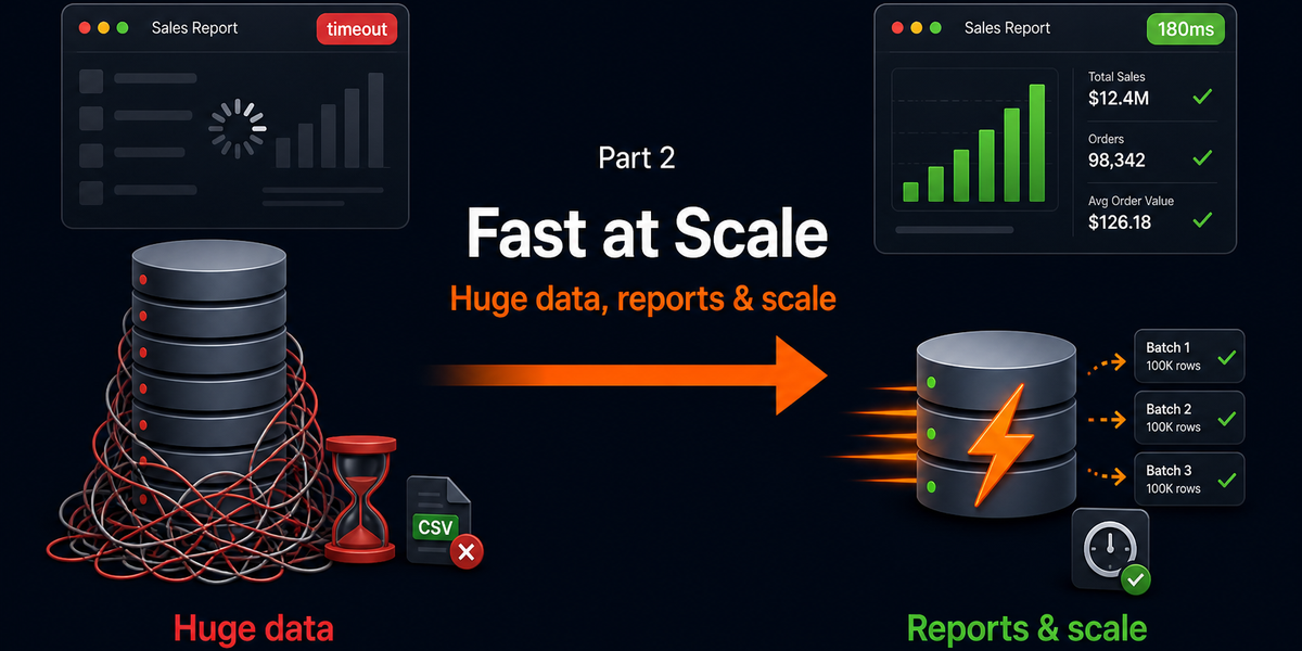 10 More Ways to Make Database Queries Fast (Huge Data, Reports & Scale)