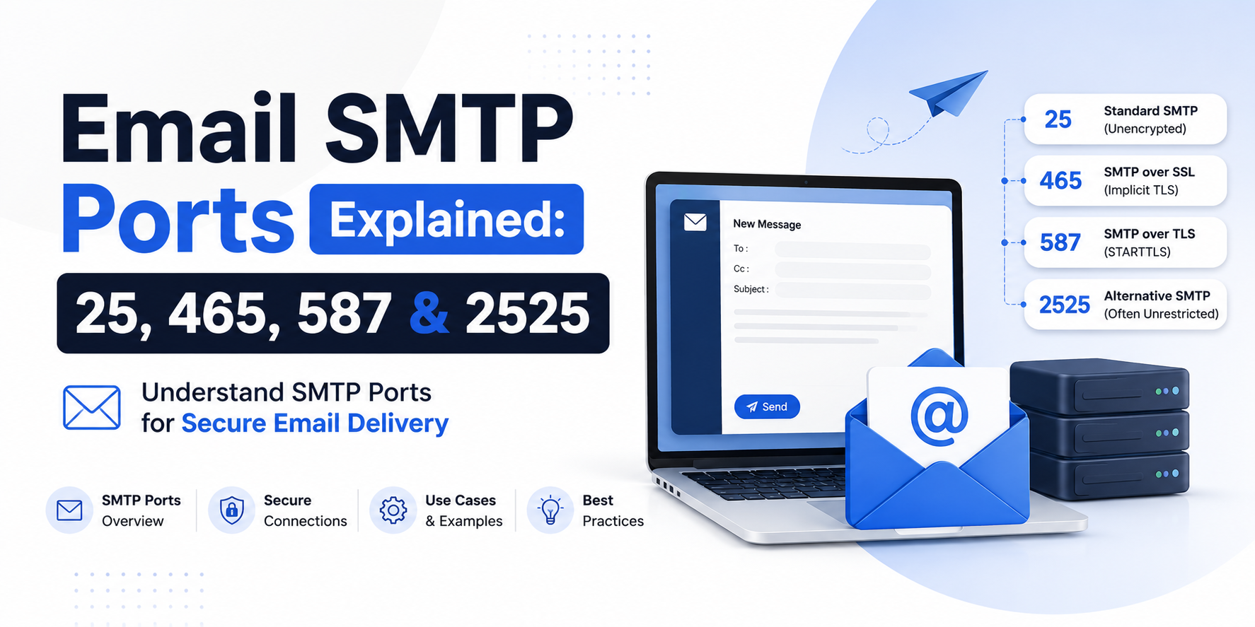 Email SMTP Ports Explained: 25, 465, 587 & 2525